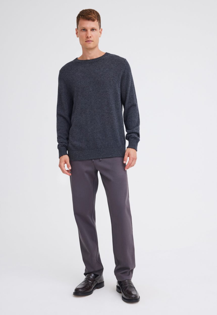 Jac + Jack Beckham Cashmere Sweater - Char Marle